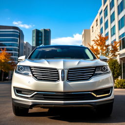 A high-quality image of a Lincoln MKX, showcasing its sleek lines and luxurious design