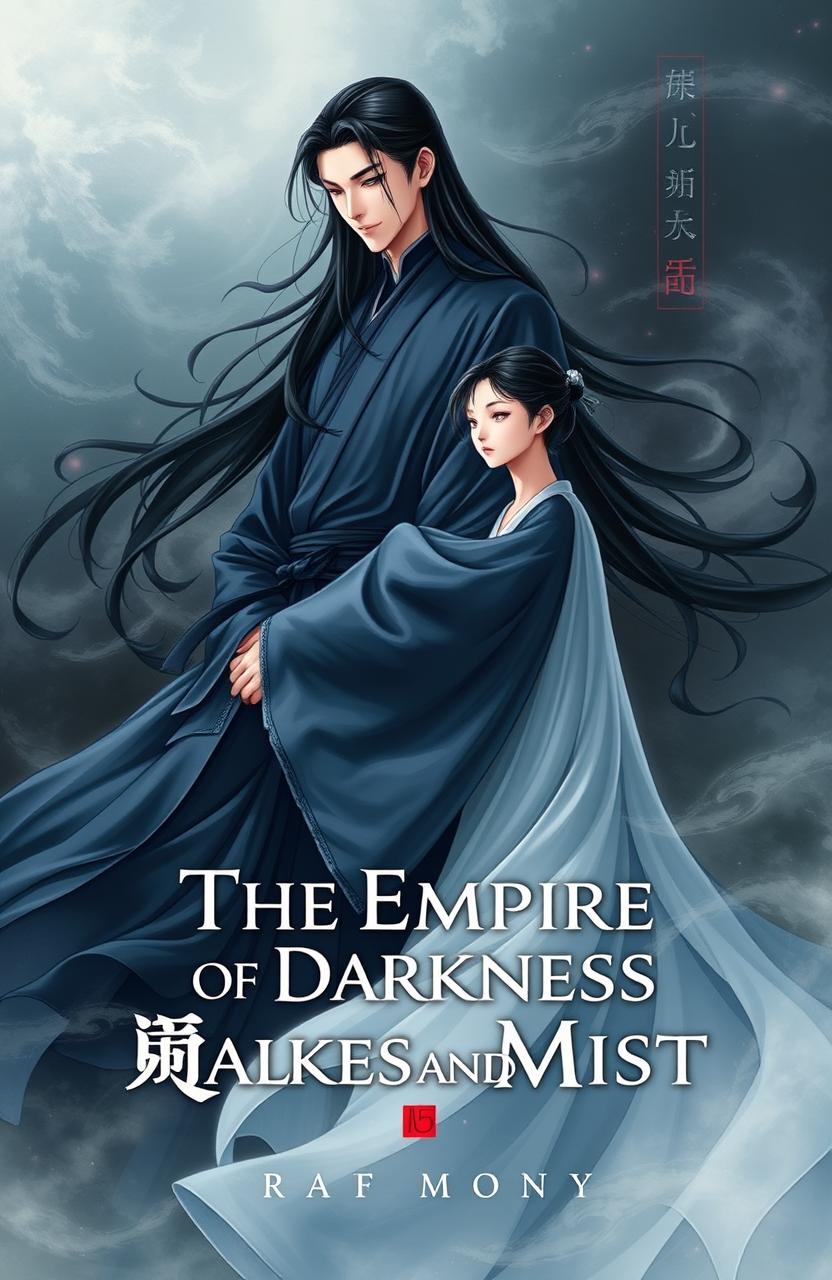 A captivating book cover featuring two men