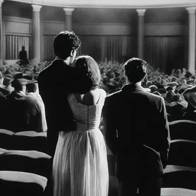 The ending of the film was left aleatory, leaving the audience guessing what would happen next.