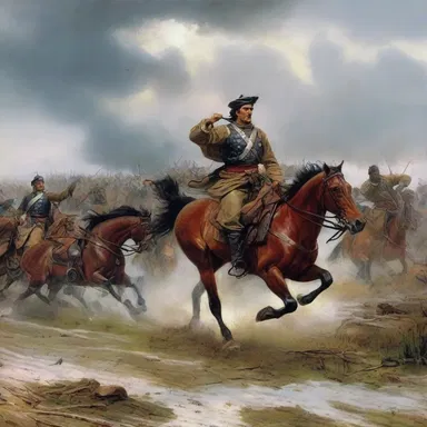 The outcome of the battle was aleatory, as it depended on the unpredictability of the weather conditions.