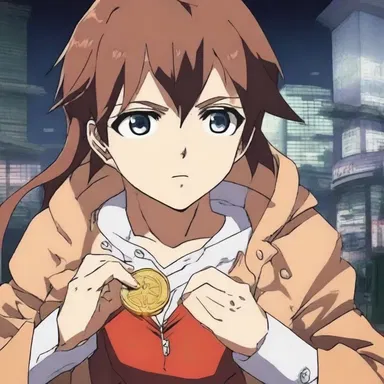 The plot of the anime series had an aleatory twist, where the protagonist's fate was determined by a flip of a coin.