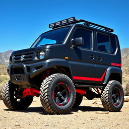 A modified Suzuki APV, showcasing an adventurous and sporty look