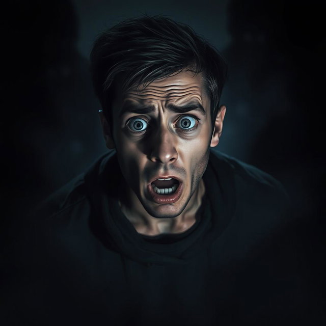 Anxious Moments: A Portrait in Shadows