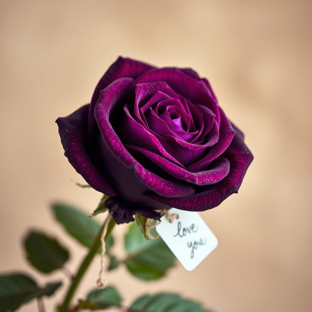 Enchanted Deep Purple Rose