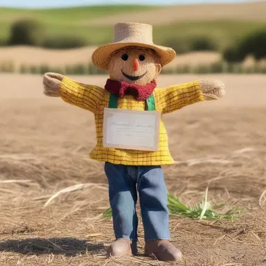 Why did the scarecrow win an award? Because he was outstanding in his field!