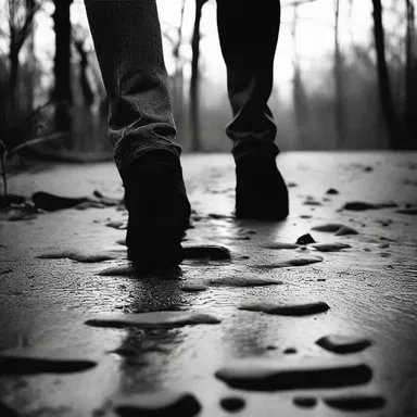 As the suspenseful music played, the alerting footsteps grew closer and closer.