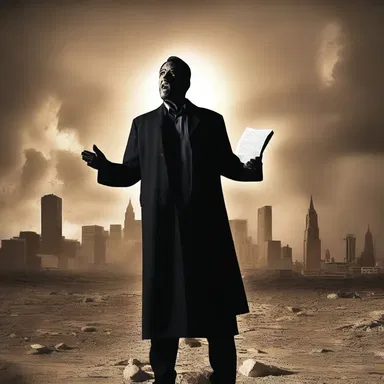 The alerting message from the preacher warned of the impending apocalypse.