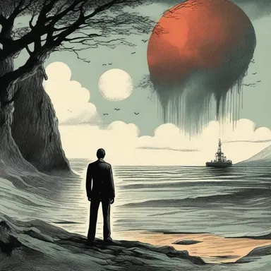 In the novel, the protagonist experienced an alerting to the dangers that lay ahead.