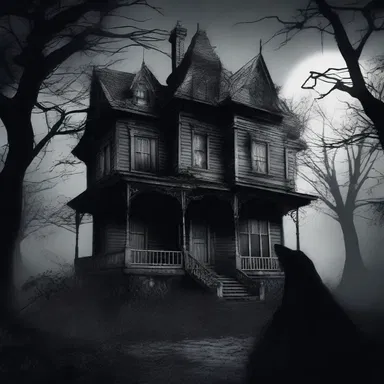 The protagonist felt a sudden sense of alertness as she heard a creaking sound coming from the haunted house.