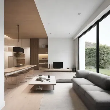 The minimalist design of the house emphasized the importance of alertness to maintain its clean and organized look.