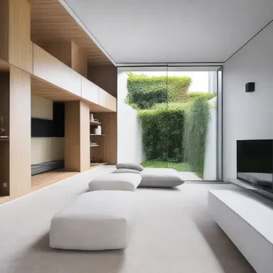 The minimalist design of the house emphasized the importance of alertness to maintain its clean and organized look.