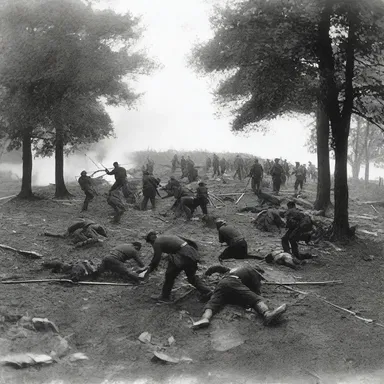 The soldiers' alertness during the Battle of Antietam allowed them to quickly respond to enemy attacks.