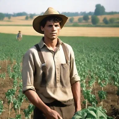 The film depicted the struggle of a young farmer who discovered the power of aleurone in improving crop yield.