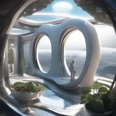 In the futuristic setting of the novel, aleurone was genetically modified to create seeds capable of nourishing humans in space travel.