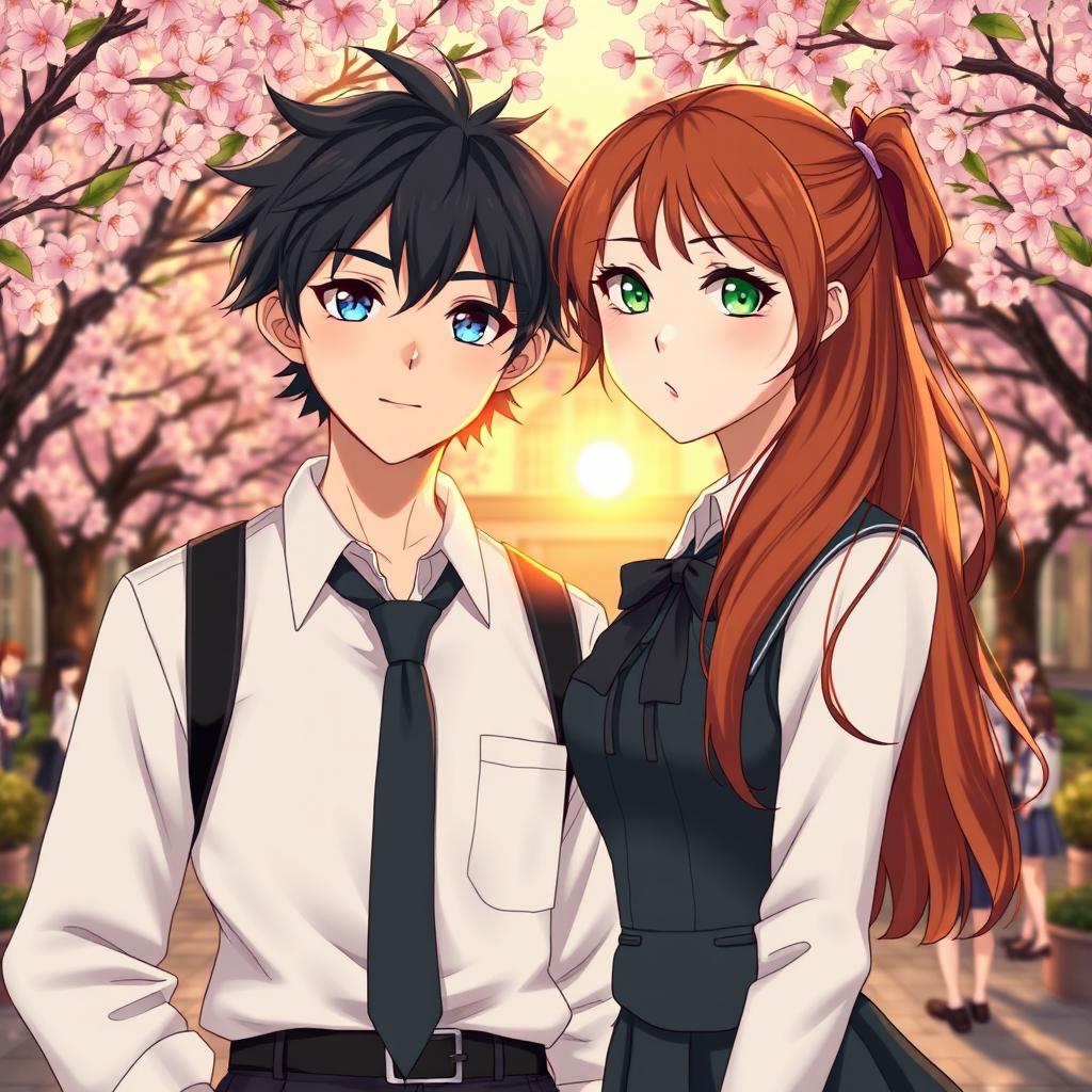 From Rivals to Lovers: A High School Romance Unfolds
