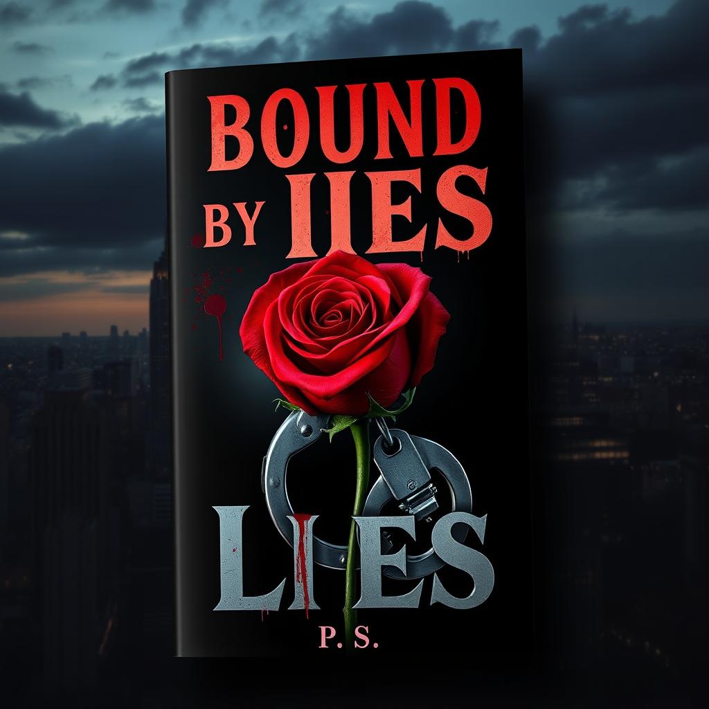 A compelling book cover representing the essence of dark romance intertwined with mafia intrigue and betrayal