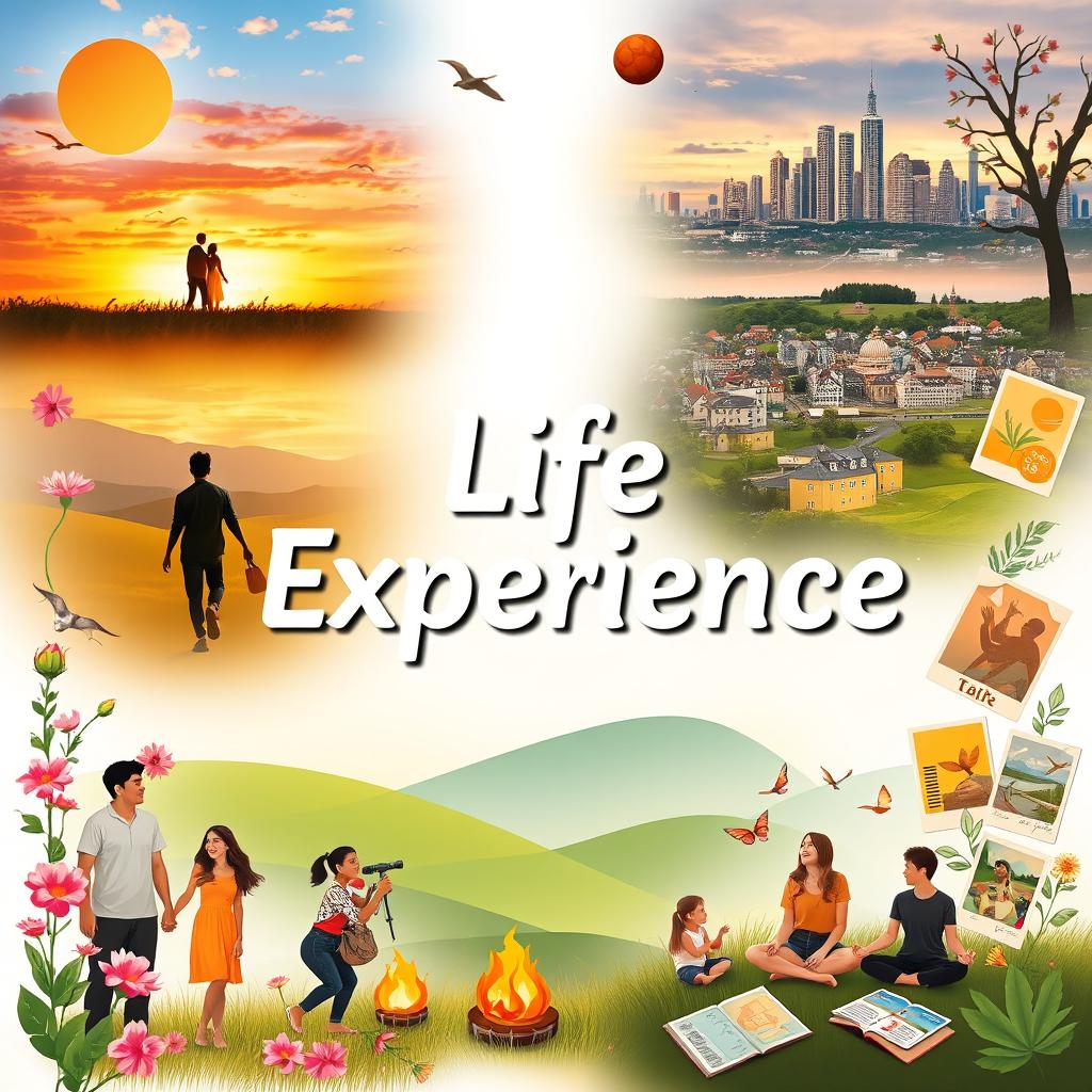 A visually dynamic representation of the concept of 'Life Experience'