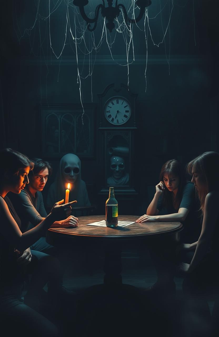 A chilling scene inspired by a game of 'Truth or Dare
