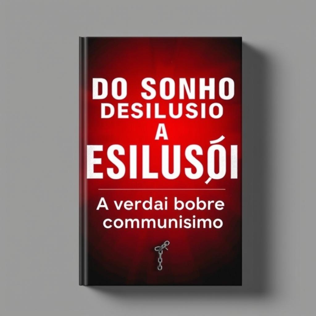 A book cover design for 'Do Sonho à Desilusão: A Verdade Sobre o Comunismo'