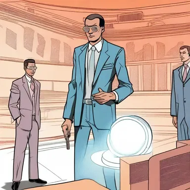 In a futuristic society where advanced technology allows for time travel, the accused person presented an alibi from the future as evidence of their innocence.