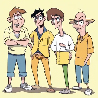 In the animated series, the mischievous character always came up with creative alibis to explain his mischief to his friends.