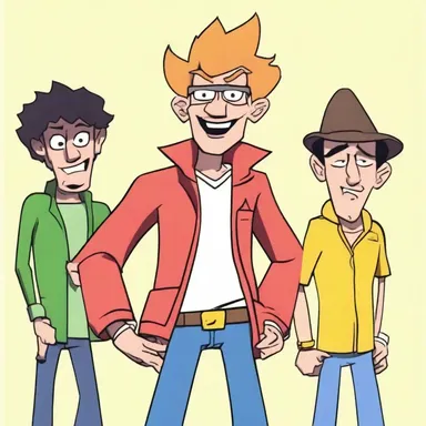 In the animated series, the mischievous character always came up with creative alibis to explain his mischief to his friends.