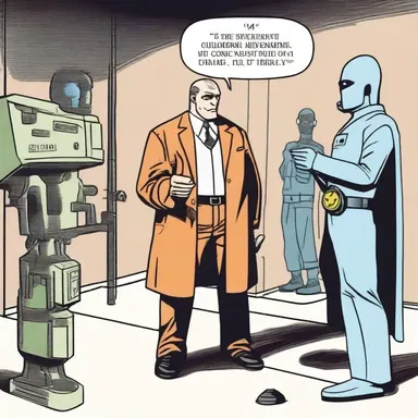 The suspect alibied himself by declaring that he was at a science fiction convention when the crime took place.