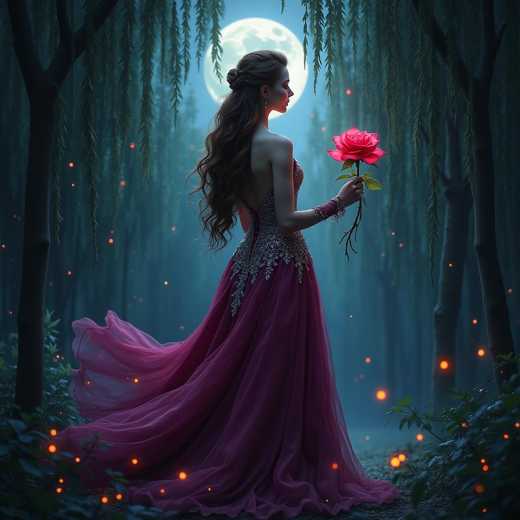 A dark gothic book cover featuring a woman facing forward