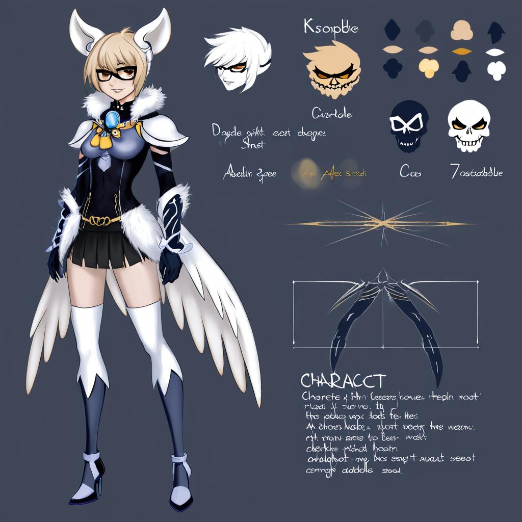 character design, character reference sheet, adoptable