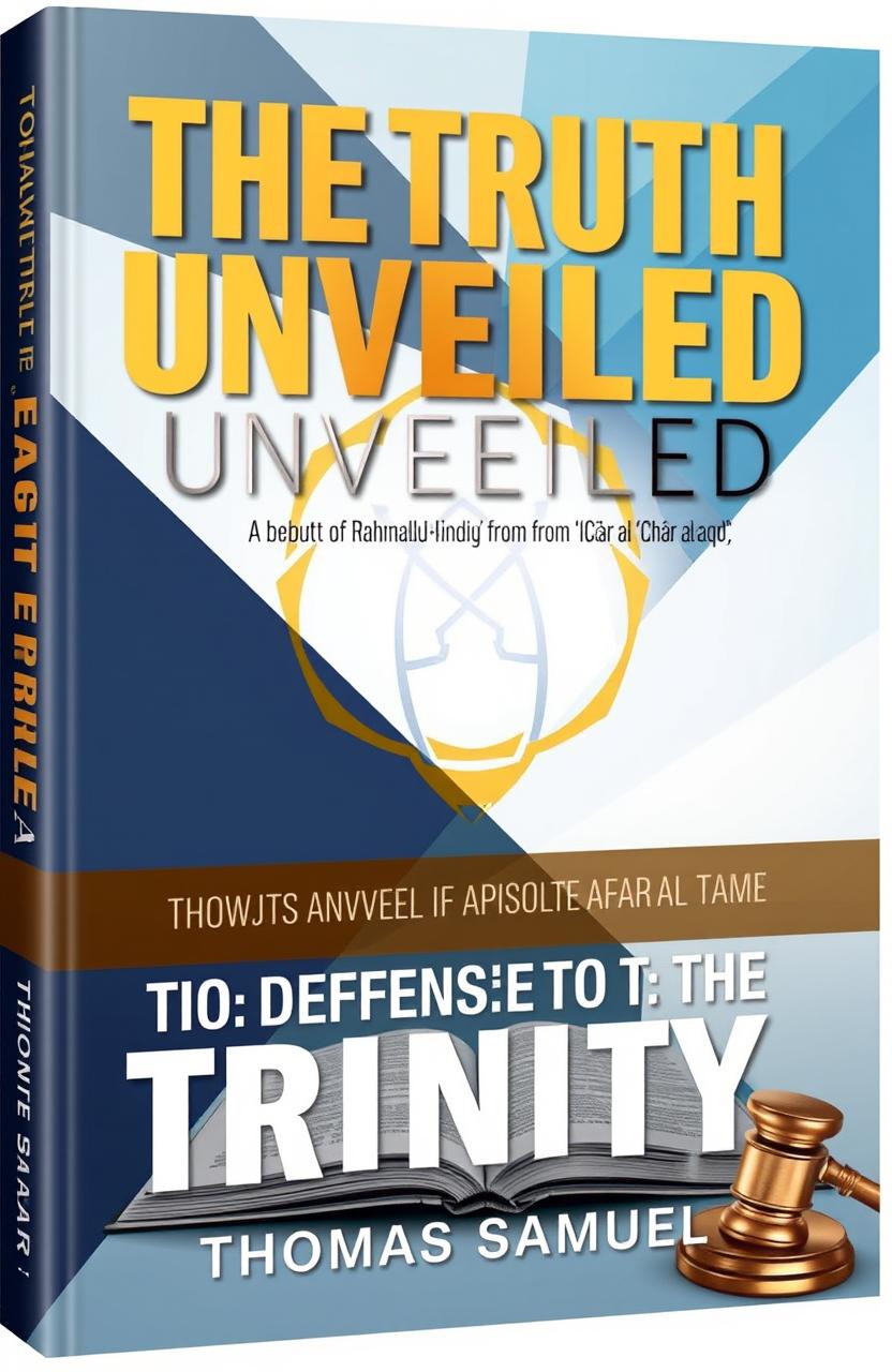 The Truth Unveiled: Modern Theological Book Cover Design | Defending ...