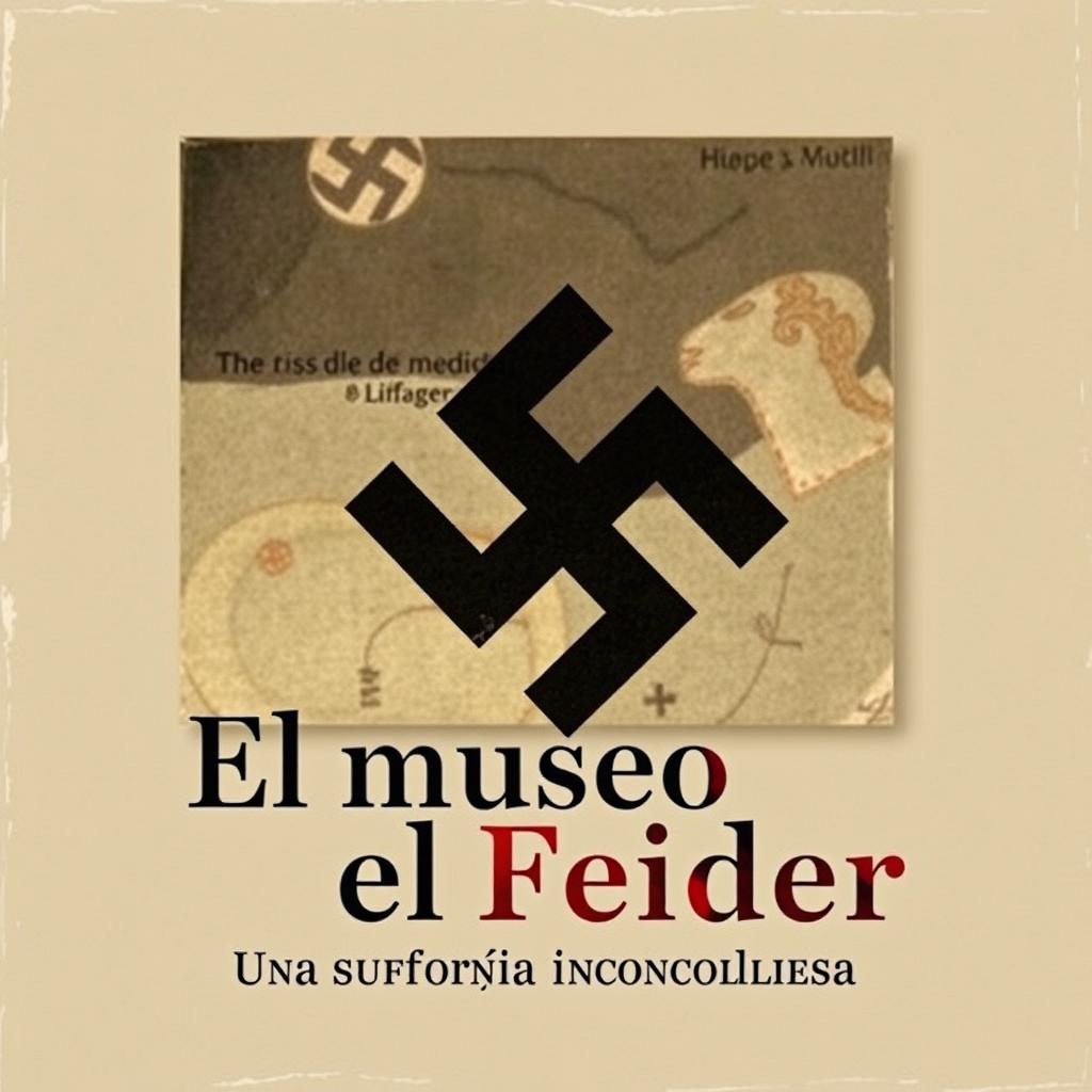 A book cover for 'El museo del Führer