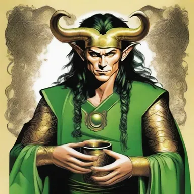 In Norse mythology, the trickster god Loki was known to transform into an alky to cause mischief among the gods.