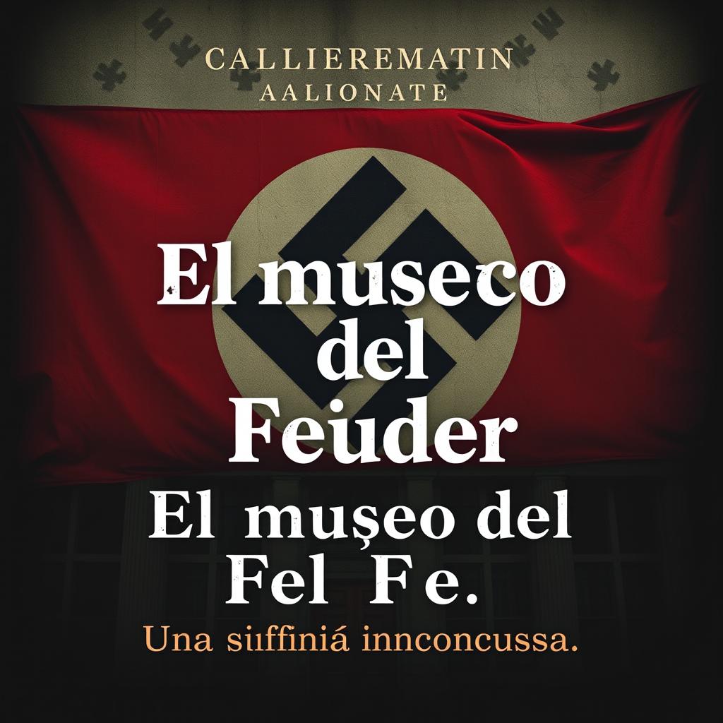 A book cover design for 'El museo del Führer