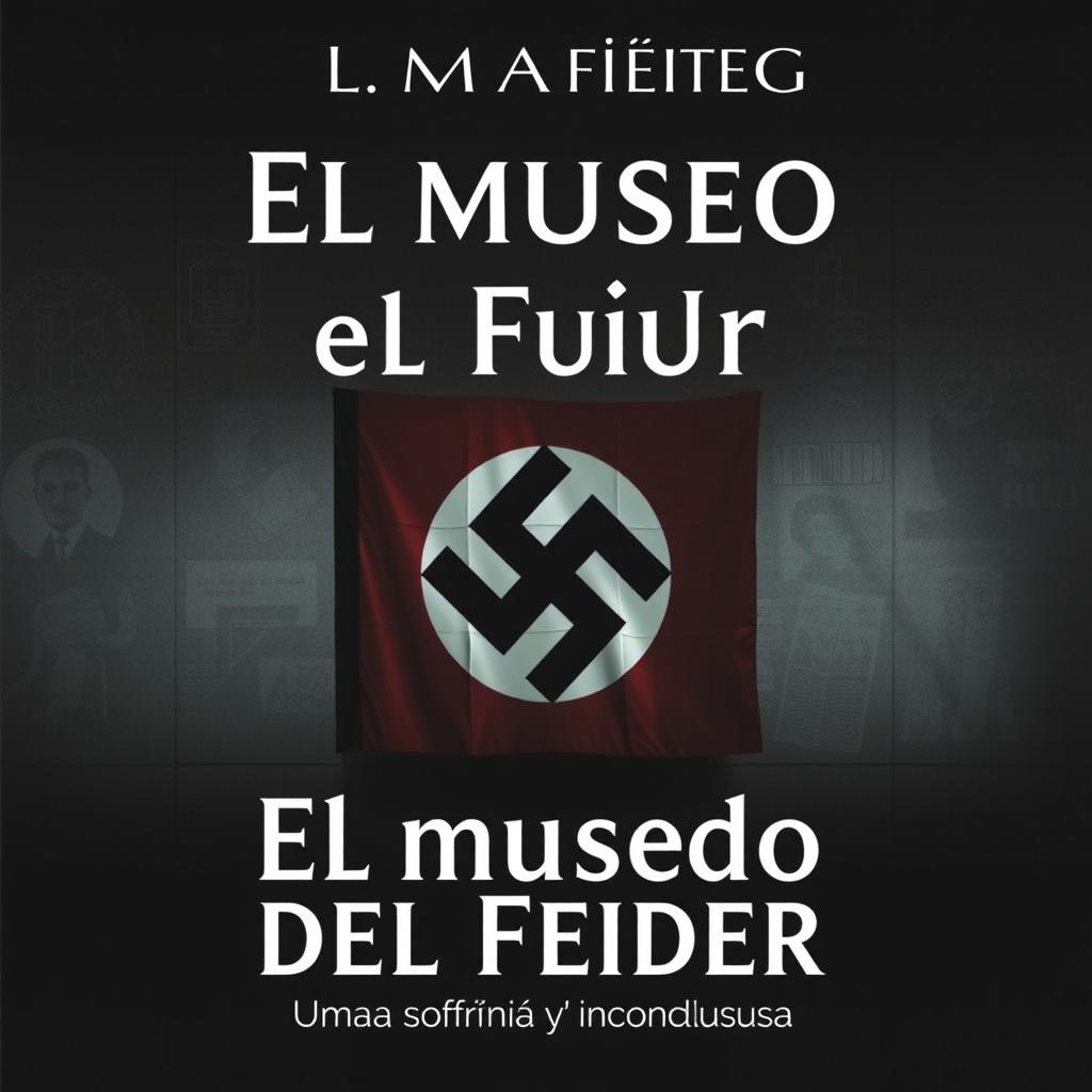 A book cover design for 'El museo del Führer