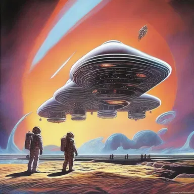 In the futuristic science fiction story, scientists discover a way to manipulate the alkyl radical for intergalactic travel.