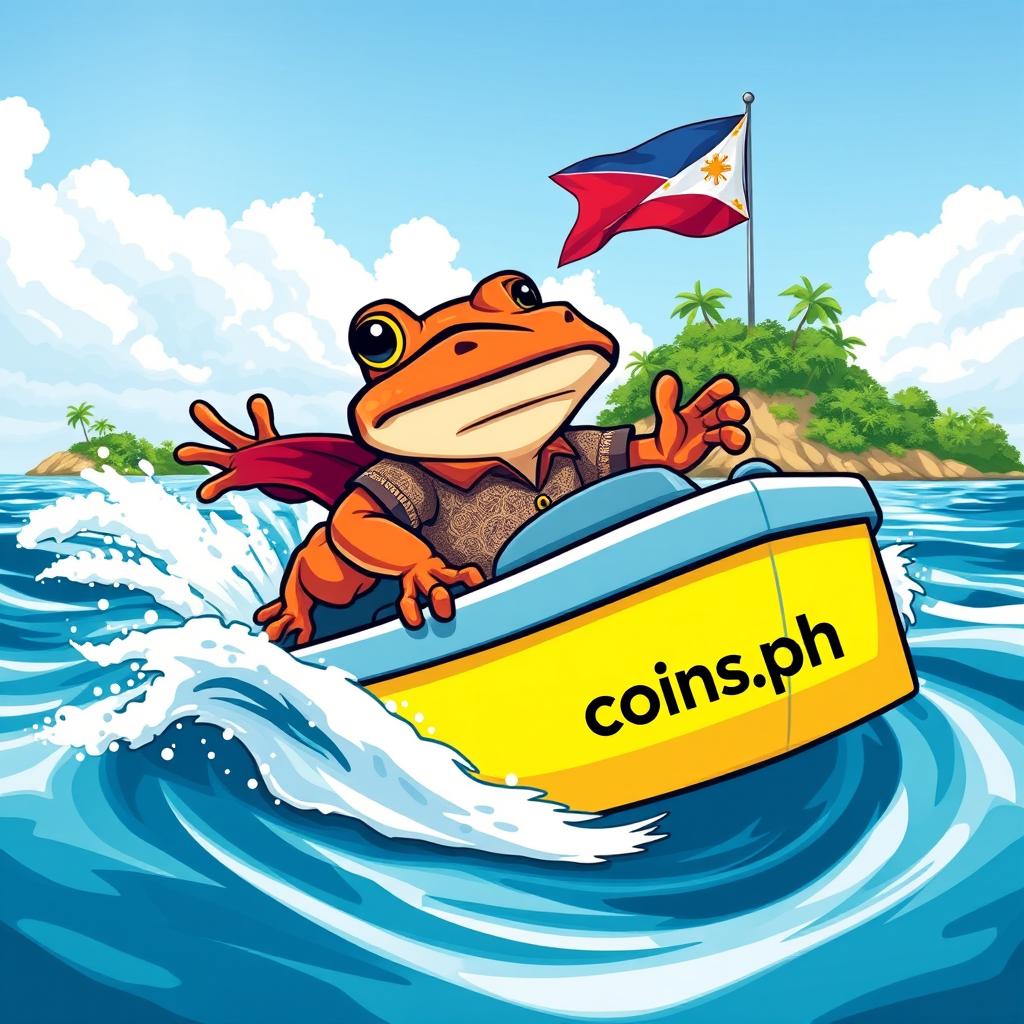 A vibrant logo design of a turbo toad, featuring a cartoonish and dynamic style