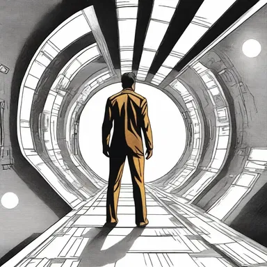 In the science fiction novel, the protagonist used a teleportation device to transport himself all the way to a distant galaxy.