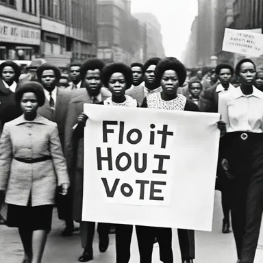 During the Civil Rights Movement, African Americans fought all the way for the right to vote and to end segregation.