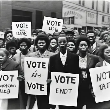 During the Civil Rights Movement, African Americans fought all the way for the right to vote and to end segregation.