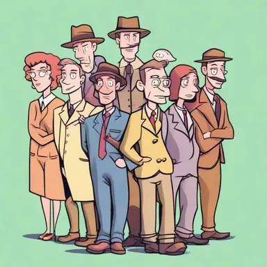 In the climax of the story, all the characters came together to solve the mystery.