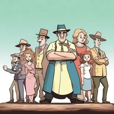 In the climax of the story, all the characters came together to solve the mystery.