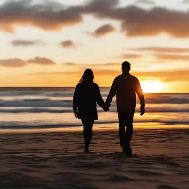 At the end of the movie, the couple walked off into the sunset, hand in hand and all together.
