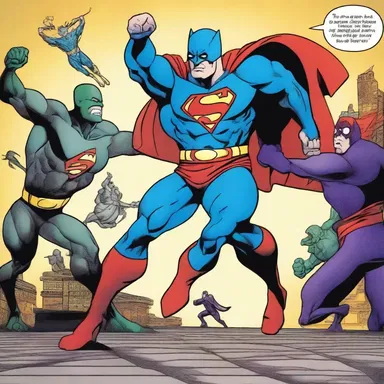 The superhero defeated five villains in his latest adventure, all told.