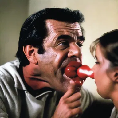 In the film, the main character is often seen sucking on an all-day sucker.