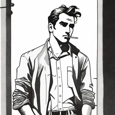 The protagonist in the novel always had an all-day sucker in his pocket.