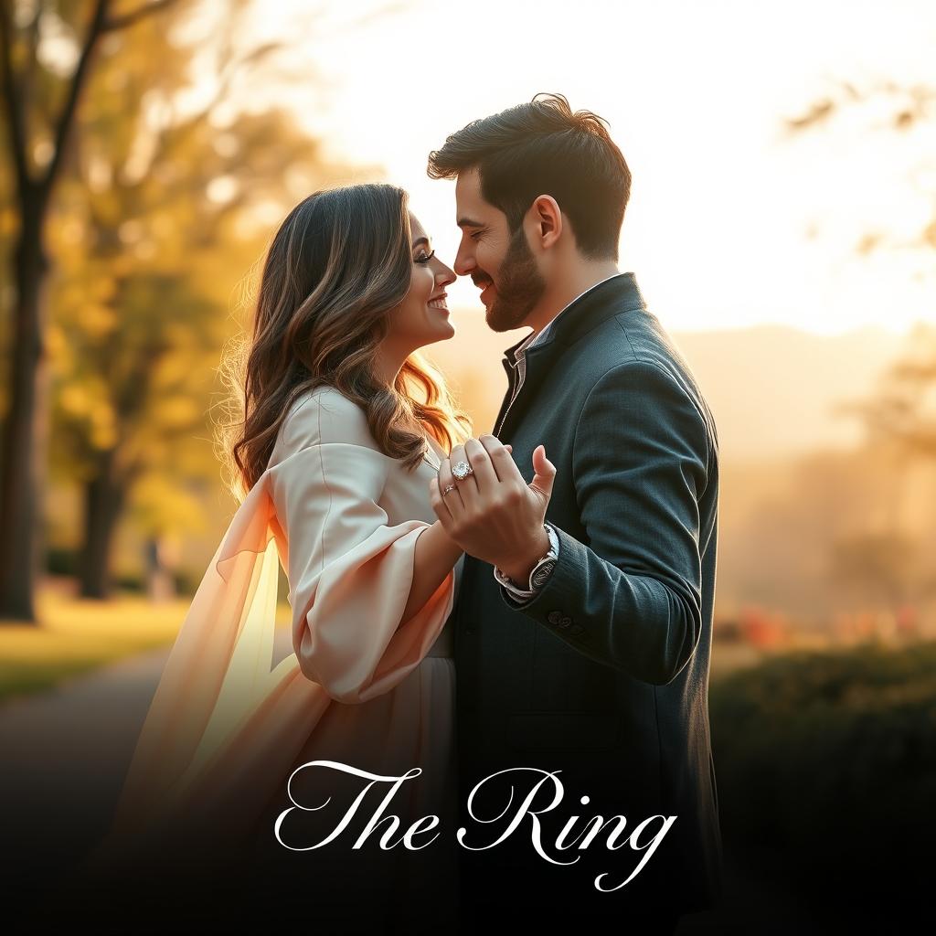 A romantic movie poster titled 'The Ring'