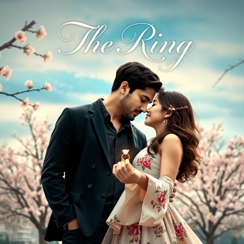 A romantic movie poster titled 'The Ring'