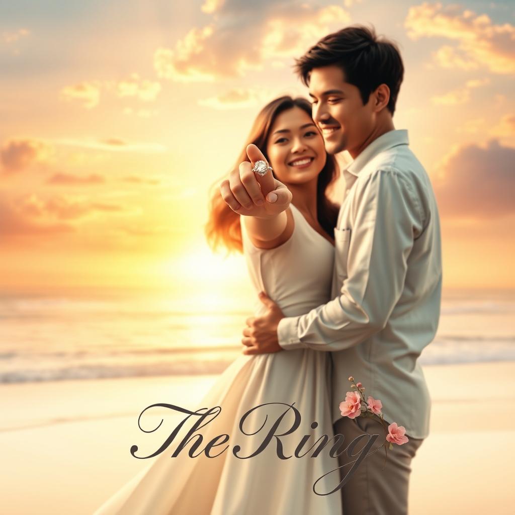 A romantic movie poster titled 'The Ring'