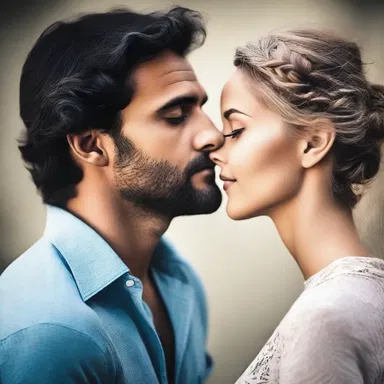 She was enamored by his all-knowing gaze and deep understanding of life's mysteries.
