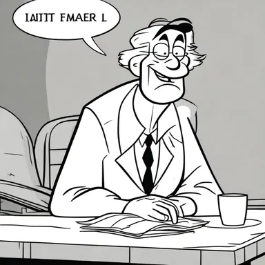 The all-knowing character in the cartoon always had the perfect solution to any problem.
